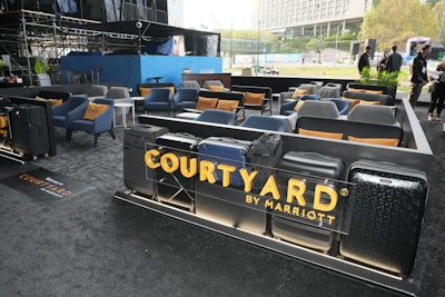 Loyalty members were also able to redeem points for in-person packages to attend the draft in the brand’s 'Courtyard VIP Fan Zone' area located in the theater.