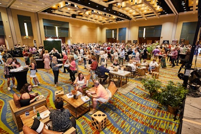 During the 2022 Palm Beach Wine & Food Festival Grand Tasting, guests enjoyed a variety of seating arrangements that helped free up the flow around the room.