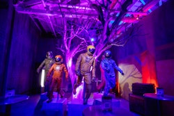 In one whimsical area, the colorful spacesuits from the film—which were handmade for this event—offered a fun photo moment. Throughout the night, DJ Shana Sharett spun tunes, and the cast posed for photos and told stories.