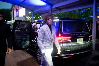 Elsewhere during Derby weekend, Louisville-born rapper Jack Harlow exited his Grand Wagoneer and arrived at his Talk of the Town Derby Party on May 6 after the big race.