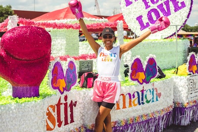 Match Float at Dallas Pride