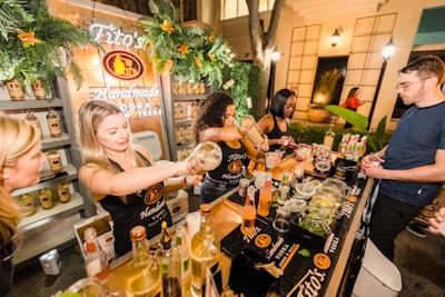 Tito’s Make-Your-Own-Seltzer Bar at Las Olas Wine and Food Festival