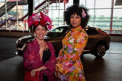Guests were encouraged to dress in festive garb tied to the playful floral theme.