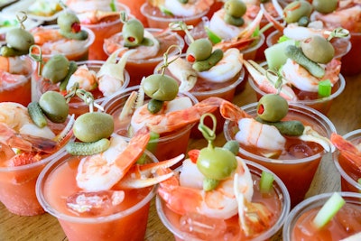 Visit Newport Beach’s bloody marys with shrimp and crab were a popular grab throughout the weekend.