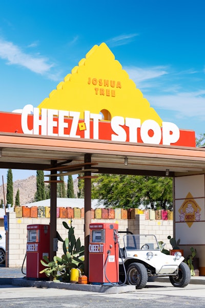 The pop-up took over The Station, a renovated 1949 Richfield service station that typically sells souvenirs, T-shirts, gifts, and more. The space can be rented for brand activations, private events, commercial photo shoots, and even weddings.