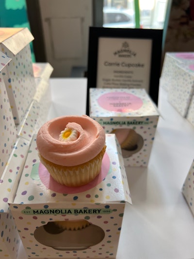 Visitors scored a cupcake from Magnolia Bakery, which was one of the show's iconic locations.