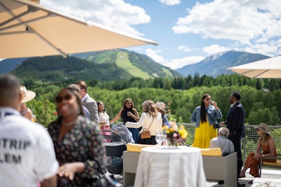 Plato’s Restaurant and Deck played stunning panoramic host to the event, which offered endless, 360-degree views of the lush, surrounding mountains.