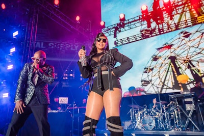 Ashanti and Ja Rule performed during the event.