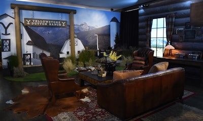 Guests could hang out in Yellowstone’s Great Room.