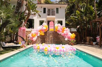 Sometimes, an old standby like balloons can make a huge difference—especially when they're used to complement floating beach balls in the same colors, like at the real-life Barbie Dreamhouse experiential agency Coffee ‘n Clothes created for Forever21 in 2022. See more: Come on Barbie, Let’s Go Party: How This Experiential Agency Created a Barbie Dream House for Forever21