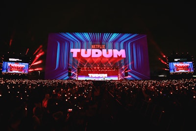 Held in Brazil, Tudum: A Global Fan Event allowed attendees to immerse themselves in Netflix series and movies with interactive activations and meet-and-greets with talent.