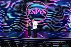 Super Bowl champion Travis Kelce and comedian Heidi Gardner presented the award for Best Comeback to NBA champion Jamal Murray.