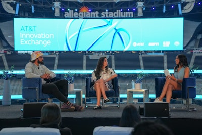 One of the panels also included former NBA player Joakim Noah, Sue Bird, and ESPN reporter Kendra Andrews.