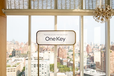 Quotes were strategically placed throughout the event to remind guests of the potential of the One Key loyalty program.