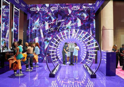 For the NYX Professional Makeup activation, Mark Stephen Experiential Agency revived the music video era. Here, attendees had the chance to personalize their beauty looks, explore content, and witness guest appearances by hip-hop artists.
