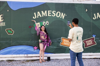 Guests received custom merch, including pieces from the latest Jameson x Dickies collaboration, and the cocktails were complemented by Central City BBQ's offerings.