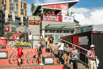 One of the biggest challenges ended up being the size of the venue. 'Activating adjacent to a public waterfront neighborhood and on a pier at The Wharf in Washington, D.C., meant our team had to build out the activation element in tight spaces and manage complex coordination—but we’re accustomed to bringing activations to life no matter the challenges,' Pate said.