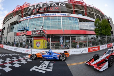 Music City Grand Prix cancels cup race, Nissan Stadium lifts shelter in place amid storms in Nashville, TN