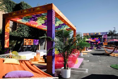 In addition to the performance along with a set by DJ Alex Chapman, guests could hang out in a colorful and playful lounge, and enjoy Taco Bell’s new Watermelon Berry Lemonade Freeze. There was also a temporary tattoo station, plus cocktails and Taco Bell favorites.