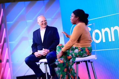 When not exploring the trade show floor's engaging booths, attendees were treated to specialized education at the Visit Sacramento Speaker Showcase. Here, BizBash chairman and founder David Adler sat down for a 'fireside chat' with Deesha Dyer, the former White House social secretary for the Obama administration. Watch her session here.