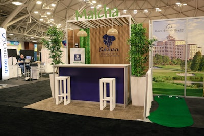 Kalahari Resorts & Conventions returned to Connect Marketplace, this time offering the perfect pick-me-up on the show floor: matcha lattes.
