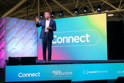 Associated Luxury Hotels International President and CEO Michael Dominguez was on site to give an event industry forecast. His presentation touched on bleisure, bifurcated recovery, and why marketing efforts need to be put behind Boomers and Gen X. Watch his session here.