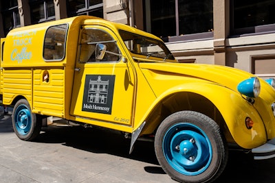 On July 24, Moët Hennessy hosted a coffee-only pop-up outside The Ritz-Carlton with New Orleans-based French Truck Coffee. Together, the two companies crafted an event-exclusive blend of South American beans and chicory.