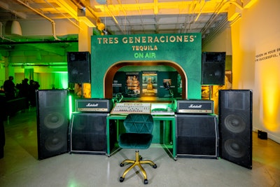 'We used what we knew about the brand and talent to inspire even more unique pieces,' Curtis said. 'A Don founded the first radio station in Guadalajara while we had featured talent who worked in radio, so we made a radio station photo moment. ... Synergy was the name of the game.'