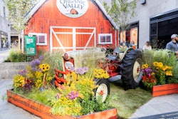 The immersive two-day activation included experiences like posing for photos on a vintage tractor and sampling some of the brand’s cheese.