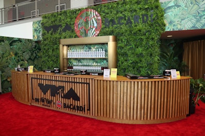 Inside the Prudential Center, a bar was stocked with the limited-edition VMA bottles.