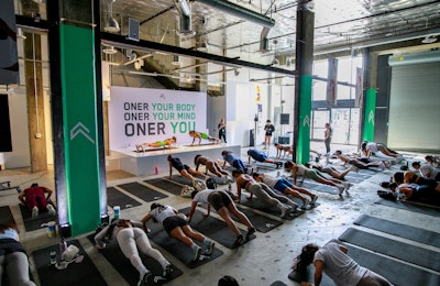 Oner Active athletes hosted gym training sessions, studio workouts, panel discussions, and meet-and-greets.