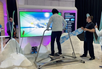 Interactive Entertainment Group’s Skiing Simulator