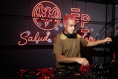 Diplo surprised fans with a headline set at the BACARDÍ x Filling Pieces launch party during the Amsterdam Dance Event. The new co-branded streetwear collection consists of outerwear, hoodies, T-shirts, and sneakers.