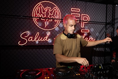 Diplo surprised fans with a headline set at the BACARDÍ x Filling Pieces launch party during the Amsterdam Dance Event. The new co-branded streetwear collection consists of outerwear, hoodies, T-shirts, and sneakers.