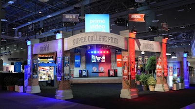 Prime Video's 'Super College Fair' Booth at TwitchCon