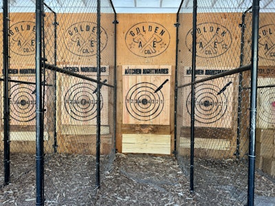 FOX also transformed the traditional axe-throwing experience into a kitchen theme, giving fans the opportunity to pitch chefs’ knives at a bull's-eye in close range. The rage rooms were open in five markets: Los Angeles; Tampa; Las Vegas; Rochester, N.Y.; and Syracuse, N.Y.
