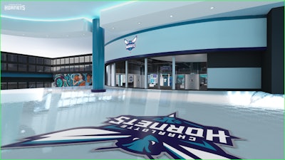 The Hornets Virtual Fan Shop, an online replica of the team’s brick-and-mortar fan shop at Spectrum Center in Charlotte, N.C., launched on Oct. 9. It's accessible now via mobile devices, web browsers, or even VR headsets, no download required.