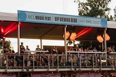 IHG also sponsored two VIP viewing decks with views of the Honda and American Express stages.