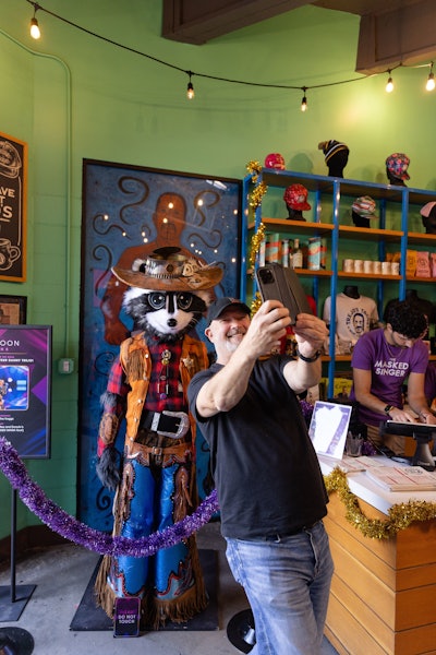 Danny Trejo’s performance as Raccoon was honored at his taco shop. Guests received a free “Raccoon taco,” made with a choice of beef barbacoa, chicken tinga, or mushroom asada, and could get an up-close look at Trejo’s Raccoon costume from season three.