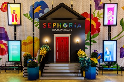 The in-person SEPHORiA: House of Beauty event featured creative elements designed to capture the essence of NYC with a unique visual identity created in partnership with artist Jade Purple Brown.