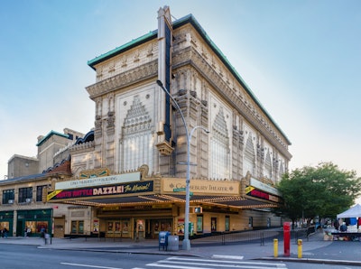 New York City’s iconic 3,400-seat United Palace Theater was the setting of much of Only Murders in the Building’s latest season—and played host to the pop-up that took place there Sept. 23-24. Guests were immersed in the Hulu series as soon as they rolled up to the venue, which boasted a facade advertising the Death Rattle Dazzle musical.