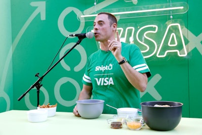 The brands partnered with Food Network personality Jeff Mauro who was on site at the Clemson/Florida State game Sept. 23 to demo game-day recipes, offer tailgate tips, and play games with fans.