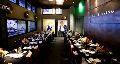 Rod Stewart and wife Penny Lancaster, along with his bandmates, attended on Saturday, with Stewart also hosting an intimate 30-person dinner in the Sushi Roku private room in collaboration with Haute Living following his performance that night alongside notable artist Johnathan Schultz.