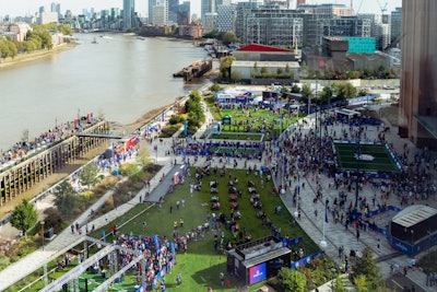 The NFL touched down at London's Battersea Power Station in October for a one-day fan event to celebrate the NFL 2023 London Games. London hosted three international games: the Jacksonville Jaguars versus the Atlanta Falcons in Wembley Stadium, and the Buffalo Bills versus the Jacksonville Jaguars and the Tennessee Titans versus the Baltimore Ravens in Tottenham Hotspur Stadium.