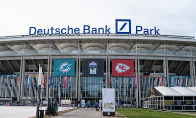 For their game against the Miami Dolphins on Nov. 5 at Deutsche Bank Park in Frankfurt, the Kansas City Chiefs exported Kansas City and Chiefs Kingdom to Germany. It was the franchise's first regular-season game in Germany, as well as the NFL's first game in Frankfurt.