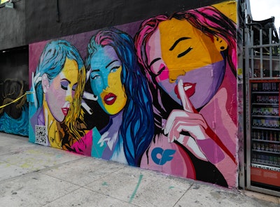 OnlyFans Global Mural Project in Wynwood