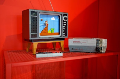 “Artist Dylan Sadiq built two Rubik’s Cube murals and glass showcases featuring all types of collectibles, including Supreme boxing gloves and rare Pokemon cards,” added Stoelt.