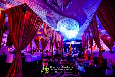 Quest Events Pipe Drape Canopy Chandelier Furniture Social Event Harley Bonham Nace Scaled