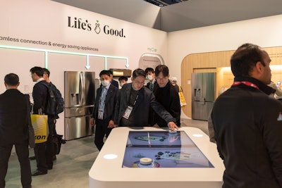 The LG exhibit, which was produced by Czarnowski Collective, was strategically segmented into four zones—home, commercial, mobility, and sustainability—to highlight the company's innovation across different aspects of everyday life.