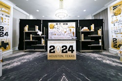 For the registration experience, GGL designed a space that focused on and celebrated the location of the game—Houston. Guests were welcomed with personalized folios containing all event materials, credentials, and guides. The decor included larger-than-life symbols of Texas as well as oversize faux books that created a CFP library of sorts. Titles included “A Brief History of the Hail Mary” and “The Official Biography of Perry the Pylon” (the CFP mascot).